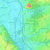 Mappa topografica 66806, altitudine, rilievo