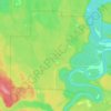 Mappa topografica Tall Cree 173, altitudine, rilievo