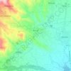 Mappa topografica Rivara, altitudine, rilievo