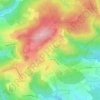 Mappa topografica Höchen, altitudine, rilievo