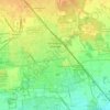 Mappa topografica Garbagnate Milanese, altitudine, rilievo