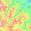 Mappa topografica Biferno, altitudine, rilievo