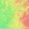 Mappa topografica Борское сельское поселение, altitudine, rilievo