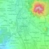 Mappa topografica Tanauan, altitudine, rilievo