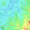 Mappa topografica Coorparoo, altitudine, rilievo