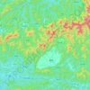 Mappa topografica 黟县, altitudine, rilievo