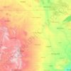 Mappa topografica Missouri River, altitudine, rilievo