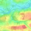 Mappa topografica Recquignies, altitudine, rilievo