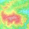 Mappa topografica Baraçal, altitudine, rilievo