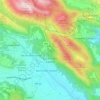 Mappa topografica San Pio delle Camere, altitudine, rilievo