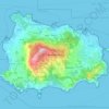 Mappa topografica Isola d'Ischia, altitudine, rilievo