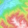 Mappa topografica Berzo Inferiore, altitudine, rilievo