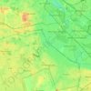 Mappa topografica Neukölln, altitudine, rilievo