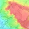 Mappa topografica Neauphle-le-Château, altitudine, rilievo