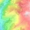 Mappa topografica La Magdeleine, altitudine, rilievo