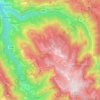 Mappa topografica Trambileno, altitudine, rilievo