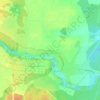 Mappa topografica Новосиверская, altitudine, rilievo