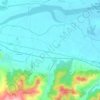 Mappa topografica Monteu da Po, altitudine, rilievo