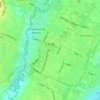 Mappa topografica Casco urbano de Chía, altitudine, rilievo