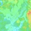Mappa topografica Teetz-Ganz, altitudine, rilievo