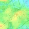 Mappa topografica Horneburg, altitudine, rilievo