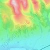 Mappa topografica Knocknascrow, altitudine, rilievo