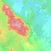 Mappa topografica Paddys Green, altitudine, rilievo