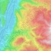 Mappa topografica Aldino, altitudine, rilievo