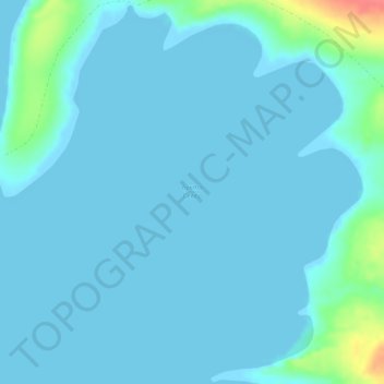 Mappa topografica бухта Север, altitudine, rilievo