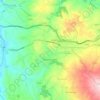 Mappa topografica Mirabella Eclano, altitudine, rilievo