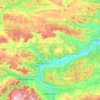 Mappa topografica 07407, altitudine, rilievo
