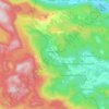 Mappa topografica Velika Plana, altitudine, rilievo