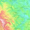 Mappa topografica Barnsley, altitudine, rilievo