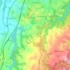 Mappa topografica Gilead, altitudine, rilievo