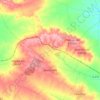 Mappa topografica Manzanilla, altitudine, rilievo
