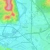 Mappa topografica Hallstadt, altitudine, rilievo