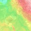 Mappa topografica Пустомержское сельское поселение, altitudine, rilievo