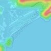 Mappa topografica Praia de Itamambuca, altitudine, rilievo