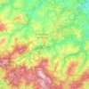 Mappa topografica Appennino Reggiano, altitudine, rilievo