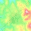 Mappa topografica Las Jaras, altitudine, rilievo