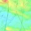 Mappa topografica Vergné, altitudine, rilievo
