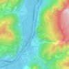 Mappa topografica Besenello, altitudine, rilievo