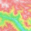 Mappa topografica Sambuco, altitudine, rilievo