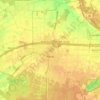 Mappa topografica Hardt-Mitte, altitudine, rilievo