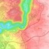 Mappa topografica Canfanaro, altitudine, rilievo