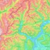 Mappa topografica Verbano-Cusio-Ossola, altitudine, rilievo