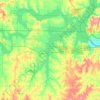 Mappa topografica Mannford, altitudine, rilievo