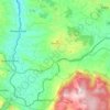 Mappa topografica Nusco, altitudine, rilievo