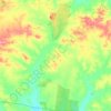 Mappa topografica Yuleba North, altitudine, rilievo