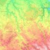 Mappa topografica Bobritzsch, altitudine, rilievo